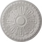 Ekena Millwork Raymond Ceiling Medallion (Fits Canopies up to 5 3/8"), 18"OD x 1 1/4"P, Ultra Pure White CM18RA2UWF - alternate 1